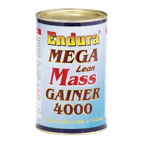 Endura Mega Lean Mass Gainer 4000, 1.1 lb Unflavoured