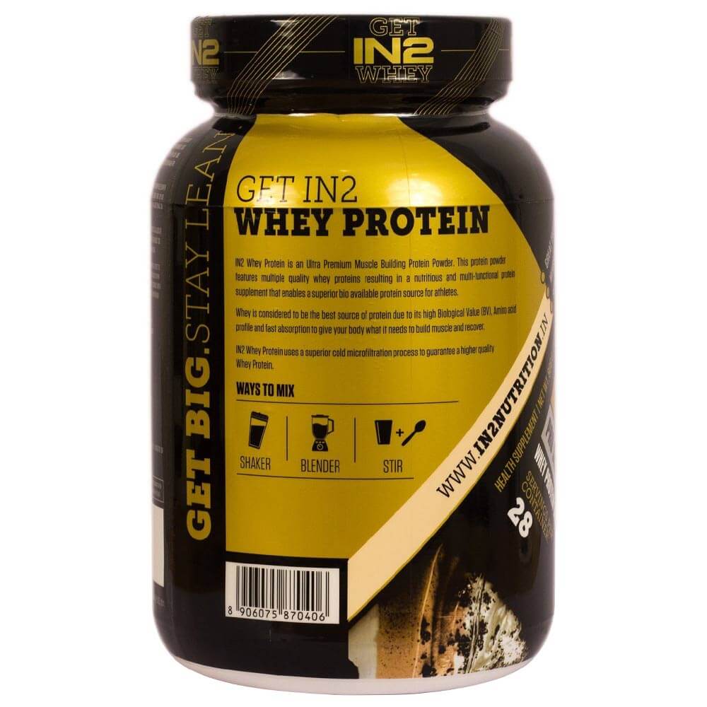 IN2 Whey Protein,  2 lb  Cookies and Cream 