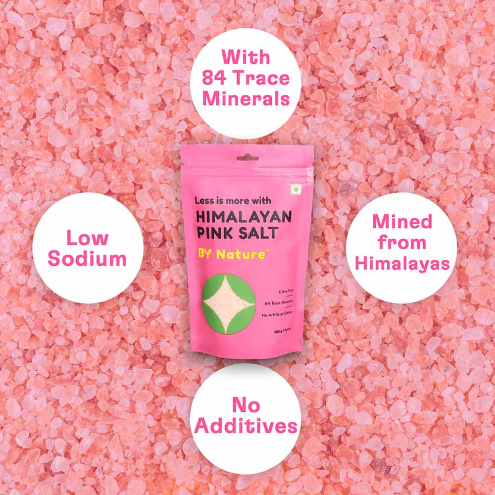 3 - By Nature Himalayan Pink Salt,  400 g 