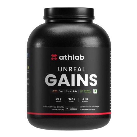 1 - Athlab Unreal Gains,  6.6 lb  Dutch Chocolate 