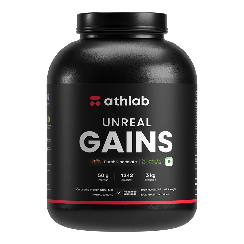 1 - Athlab Unreal Gains,  6.6 lb  Dutch Chocolate 