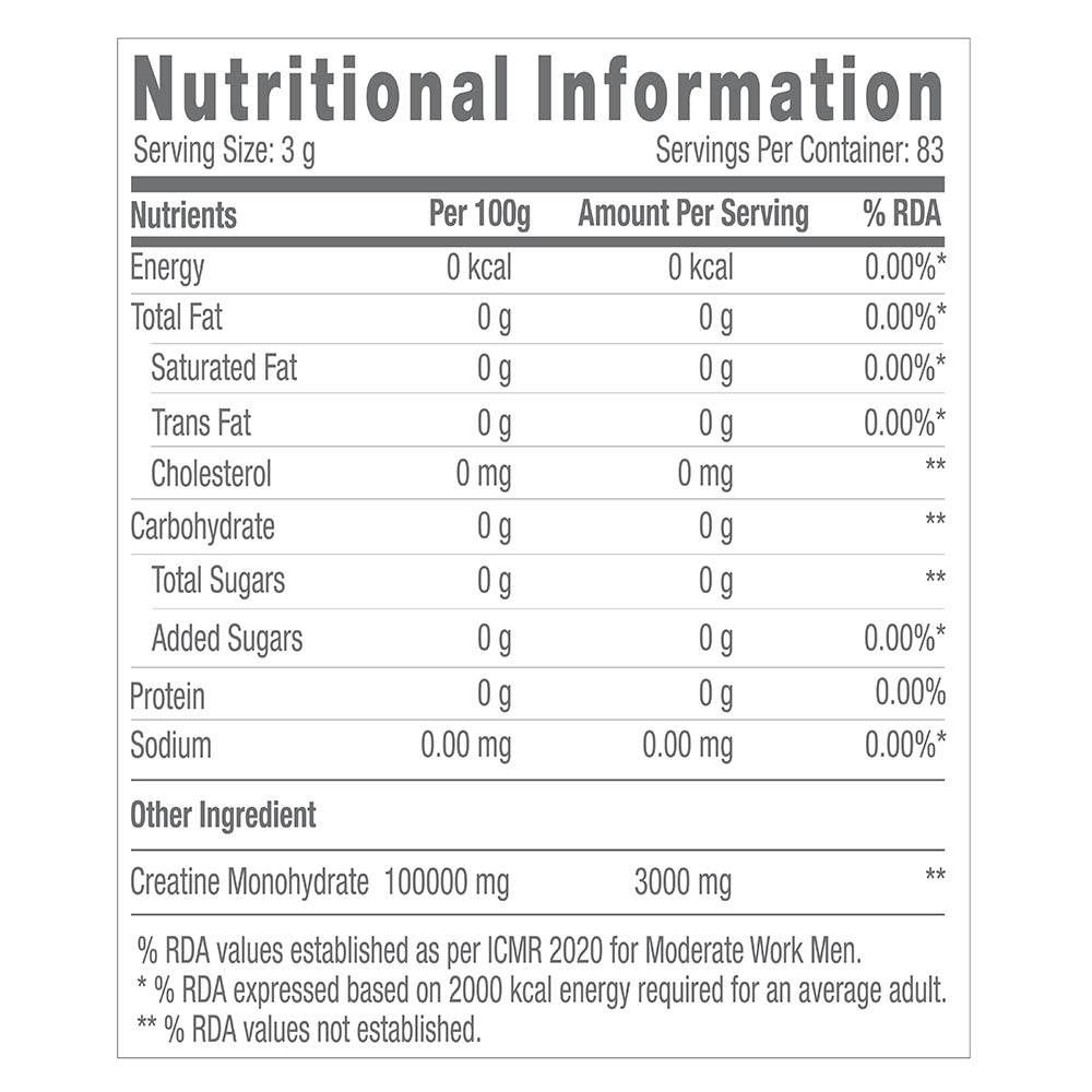 4 - GNC Pro Performance Creatine Monohydrate,  Unflavoured (Pack of 2)  0.55 lb 