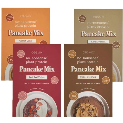 Cosmix No Nonsense Plant Protein Pancake Mix, Assorted 4 Piece(s)/Pack