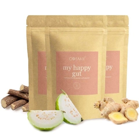 1 - Cosmix Prebiotics My Happy Gut,  60 g  Unflavoured (Pouch, Pack of 3) 