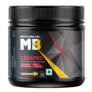 MuscleBlaze CreaPRO Creatine with Creapure Powder from Germany, 250 g (0.55 lb), Tangy Orange