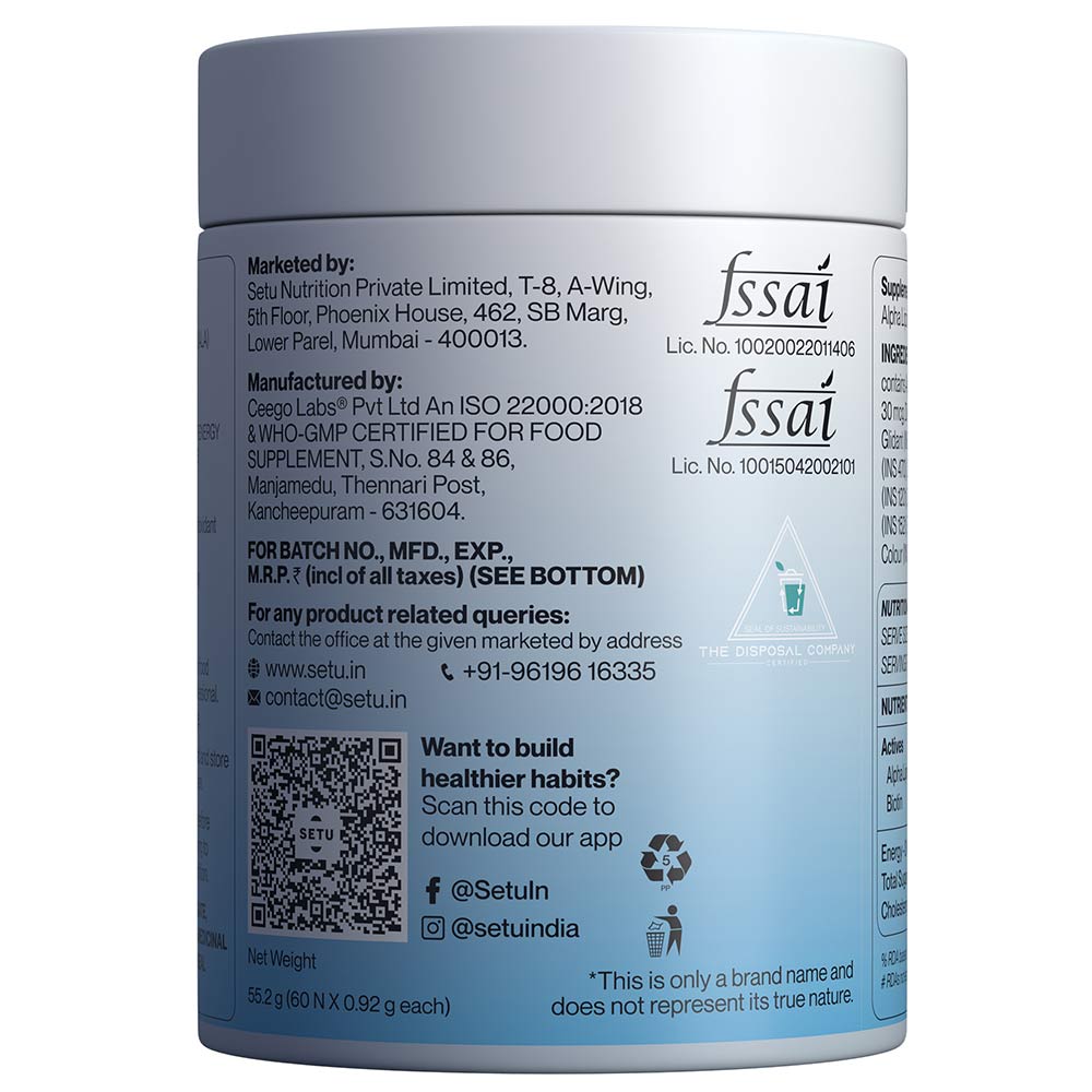 3 - Setu Alpha Lipoic Acid (Pack of 3),  60 tablet(s) 