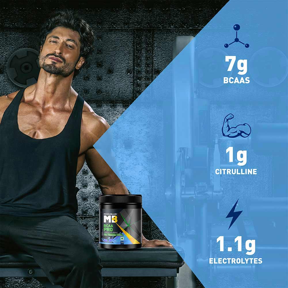 MuscleBlaze BCAA Pro Intra Workout Drink (Watermelon, 0.99 lb)