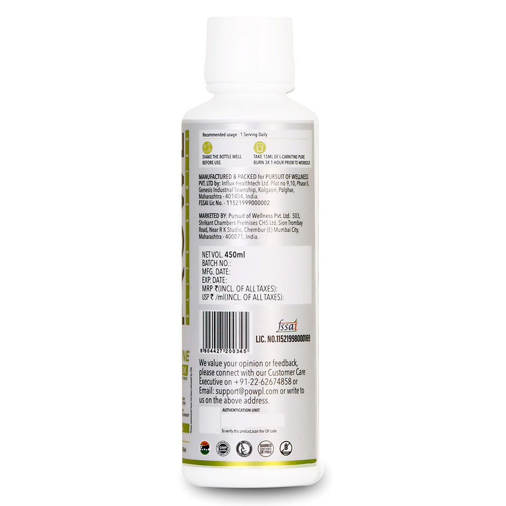 4 - Build Prowl Elite Series Liquid L-Carnitine,  450 ml  Lemon 