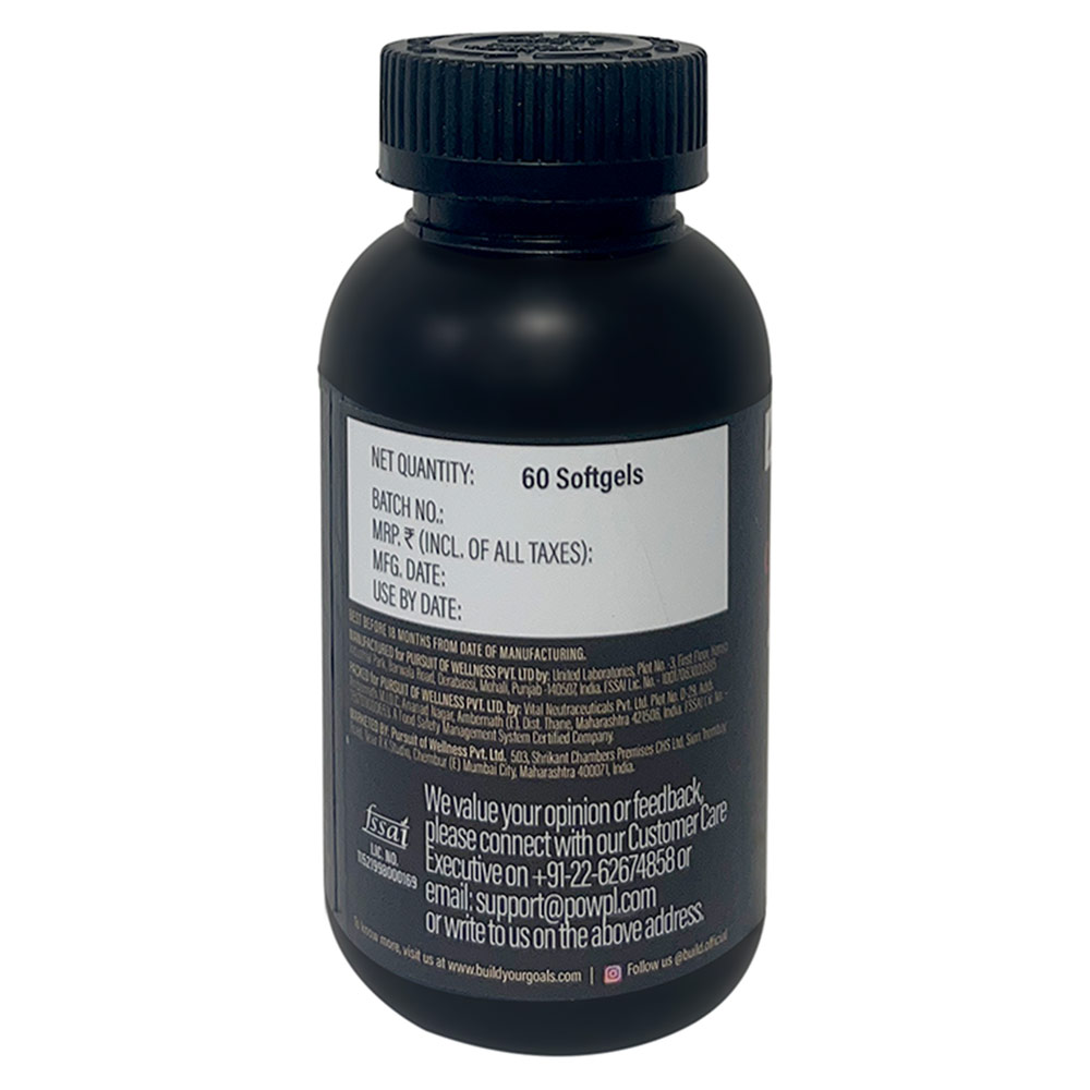 2 - Build Omega 3 Fish Oil,  60 softgels 