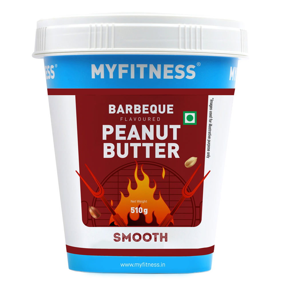 1 - Myfitness Barbeque Peanut Butter,  510 g  Smooth 