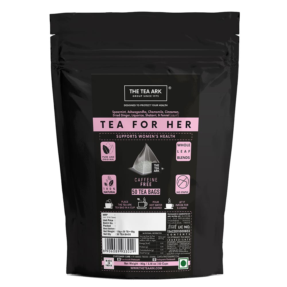 1 - The Tea Ark Tea For Her,  Organic Spearmint  50 Tea Bag(s) 