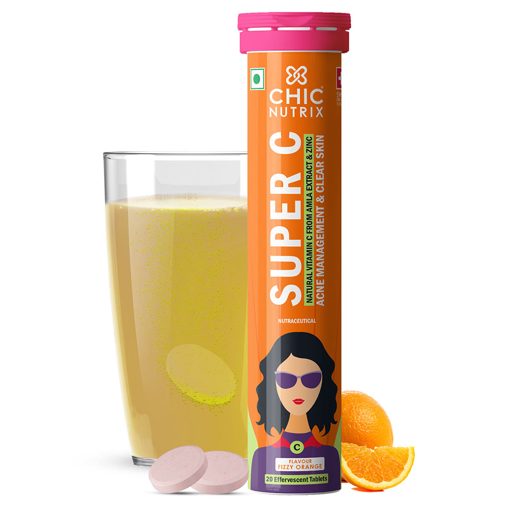 1 - Chicnutrix Super C Amla Extract & Zinc,  20 tablet(s)  Fizzy Orange 