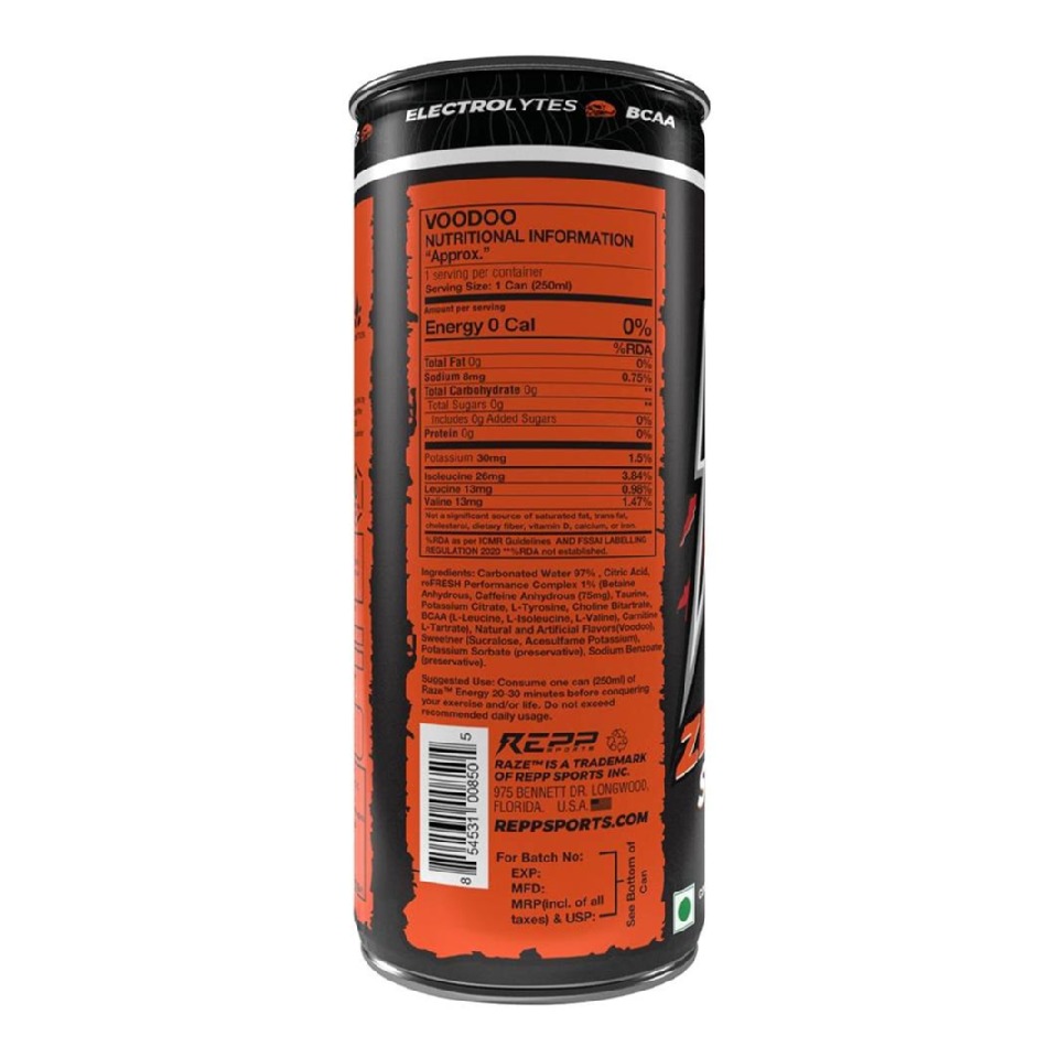 raze voodoo flavor RAZE Functional Energy Drink, Voodoo