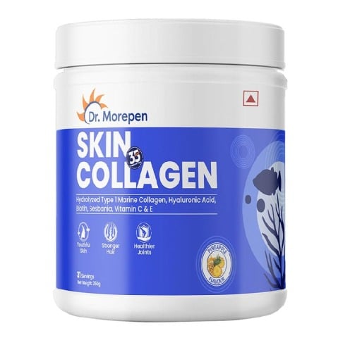 1 - Dr. Morepen Marine Skin Collagen,  200 g  Pineapple 