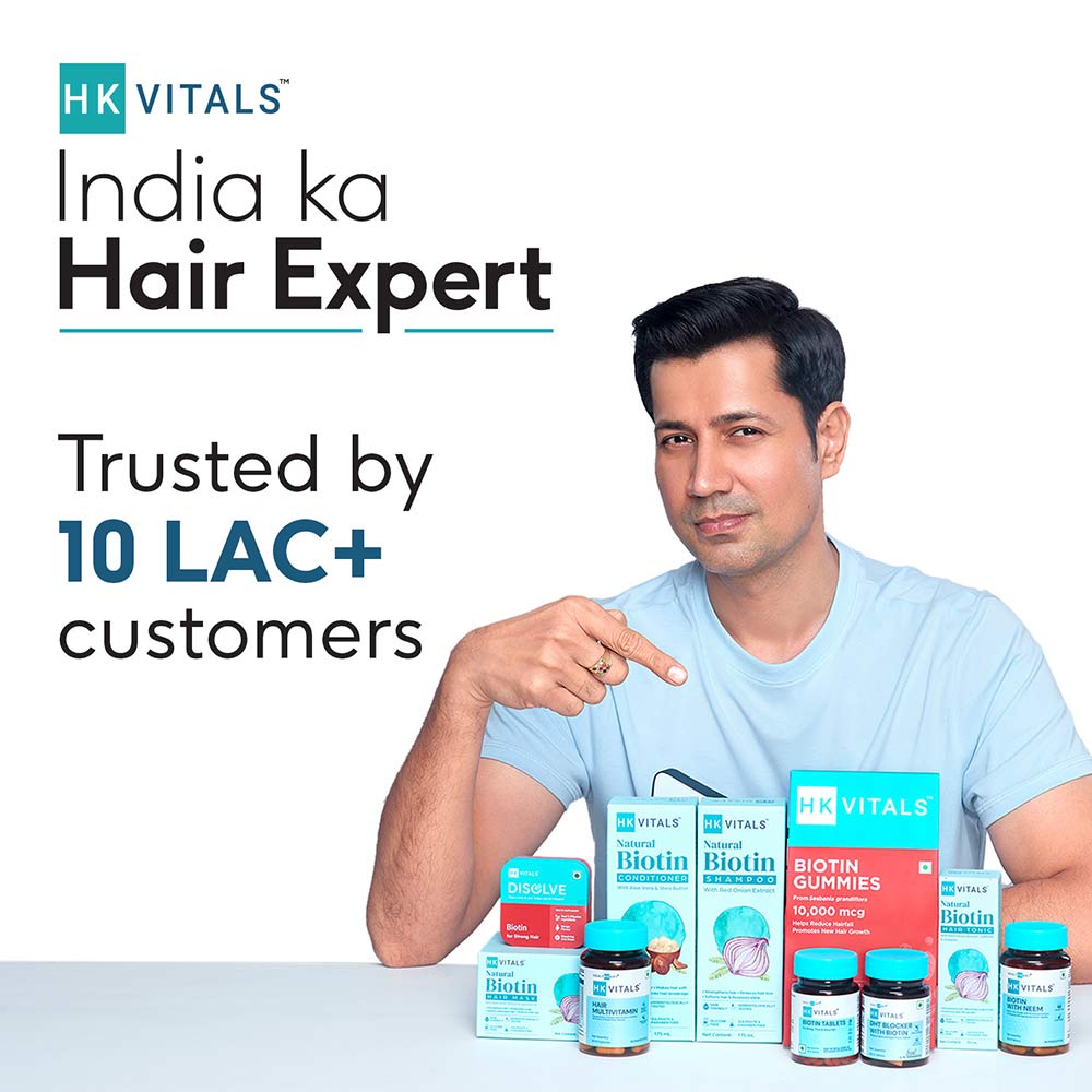 8 - HealthKart HK Vitals Anti-Hairfall Kit (for Men), 3 Piece(s)/Pack Combo