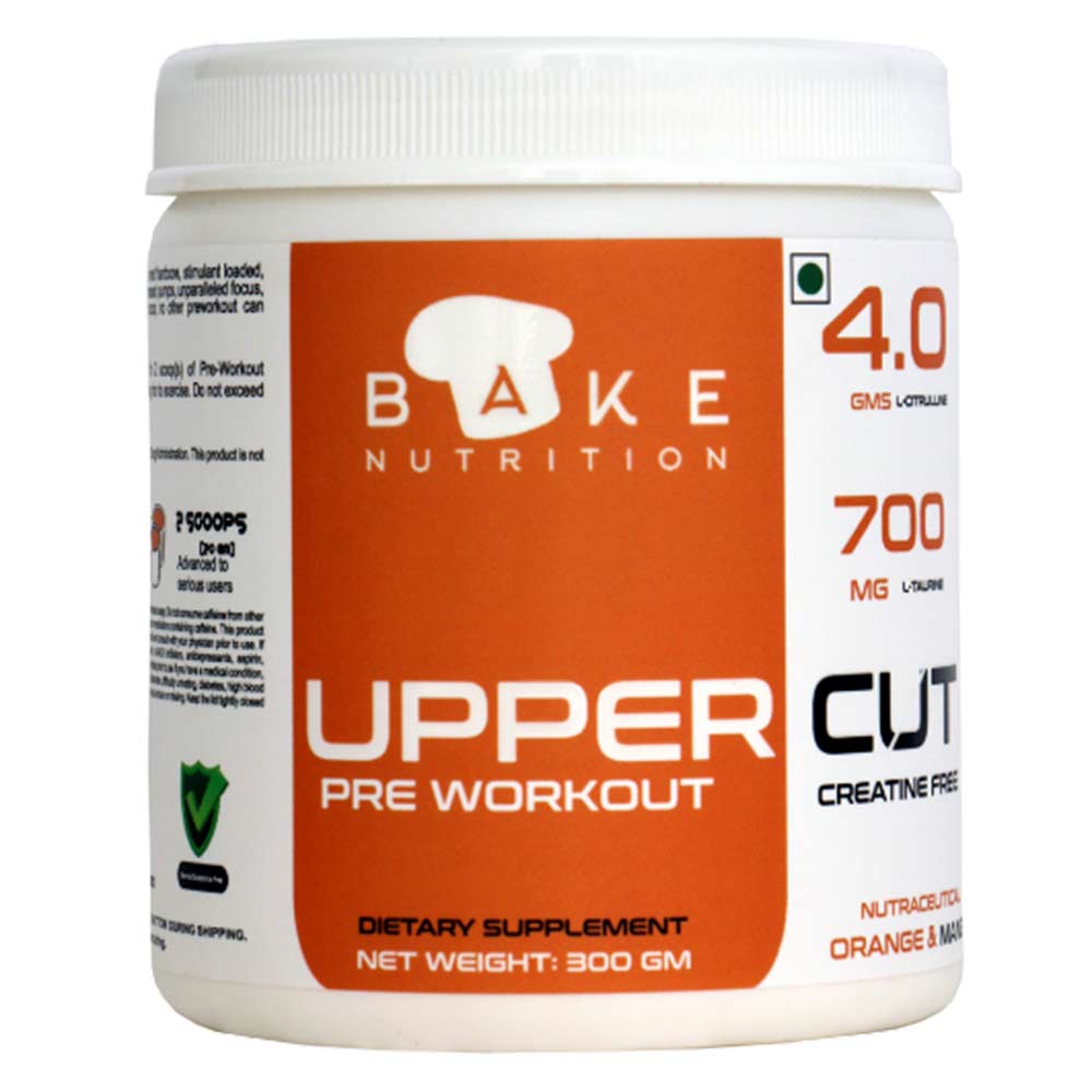 1 - Bake Nutrition Upper Cut Pre Workout,  0.66 lb  Orange & Mango 