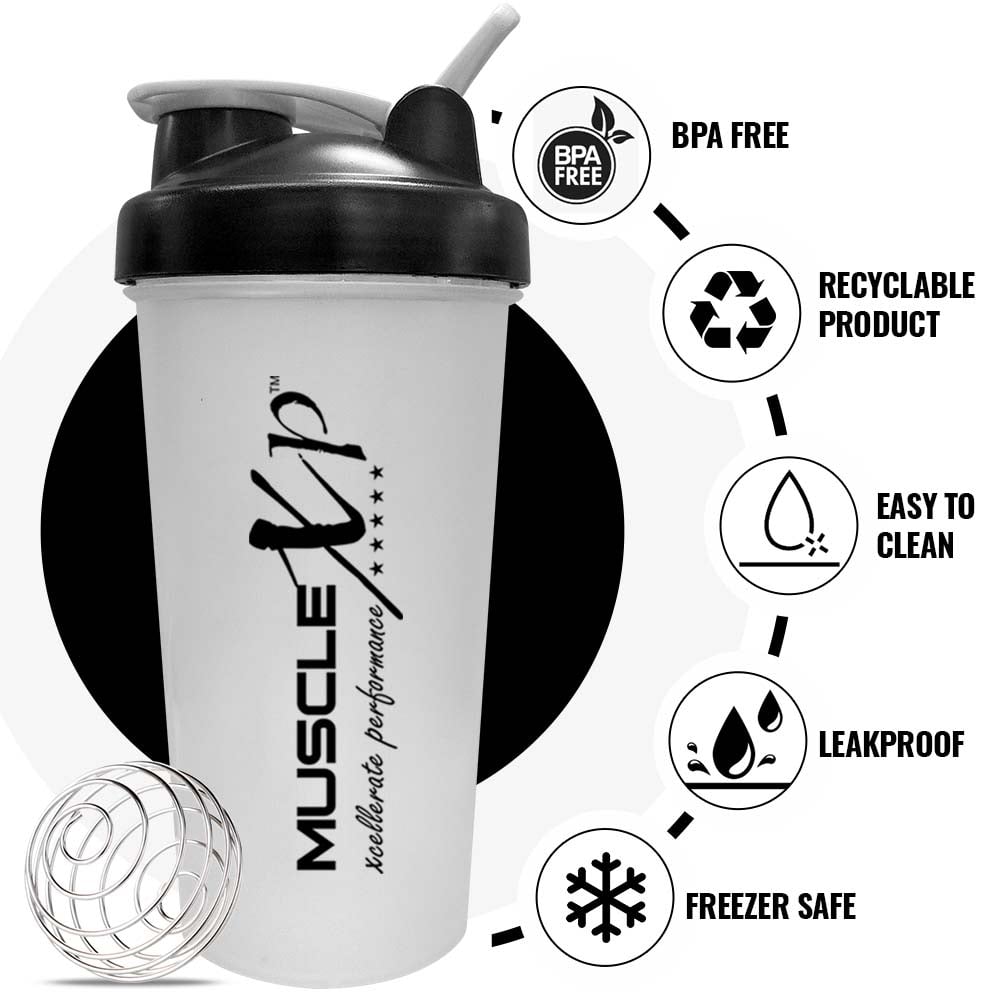 5 - MuscleXP Pro Mass Gainer with Whey Protein,  2.2 lb  Double Chocolate+Shaker 