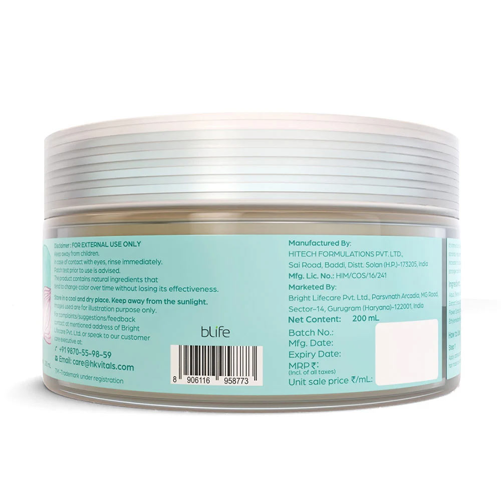 HK Vitals Biotin Hair Mask & DHT Blocker 60 Tabs with Free Collaen & Face Moisturizer & ACV & Sipper