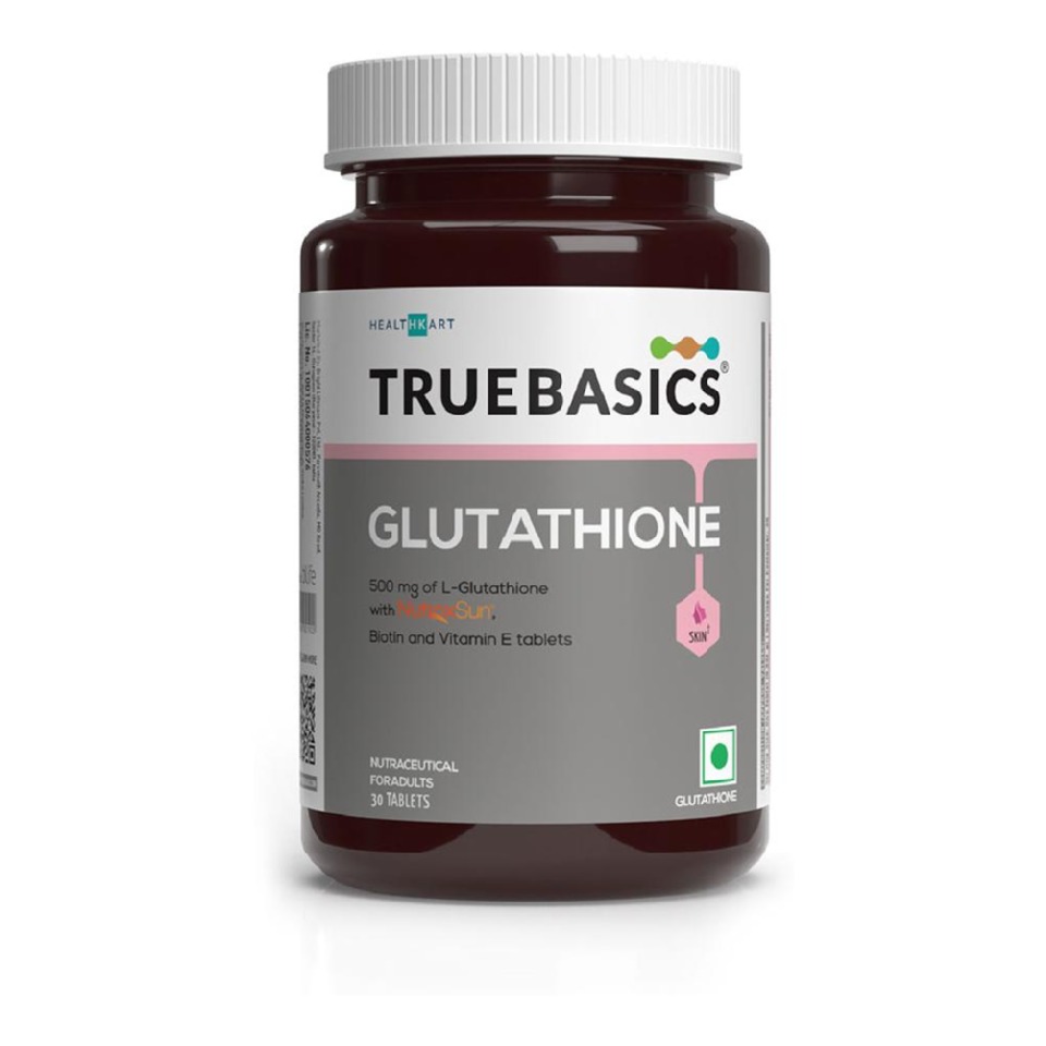 TrueBasics Glutathione Tablets with Nutorxsun and Biotin