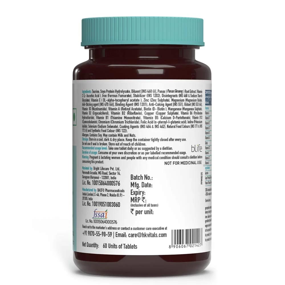 HealthKart HK Vitals Multivitamin with Multimineral 60 tablets - Pack of 2