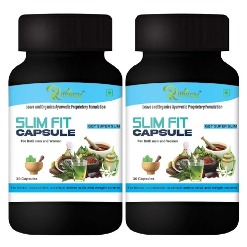 1 - Riffway Slim Fit,  30 capsules  Unflavoured (Pack of 2) 