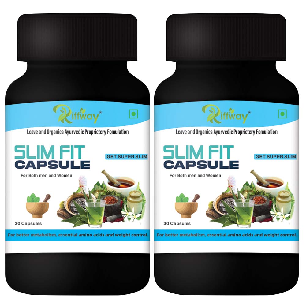 1 - Riffway Slim Fit,  30 capsules  Unflavoured (Pack of 2) 