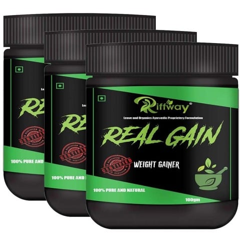 1 - Riffway Real Gain,  0.22 lb  Unflavoured (Pack of 3) 