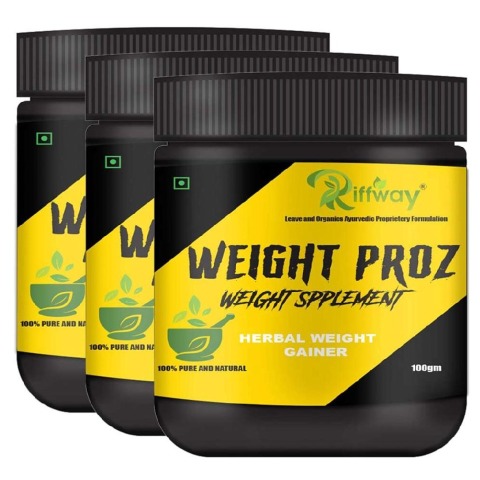 1 - Riffway Weight Proz,  0.22 lb  Unflavoured (Pack of 3) 