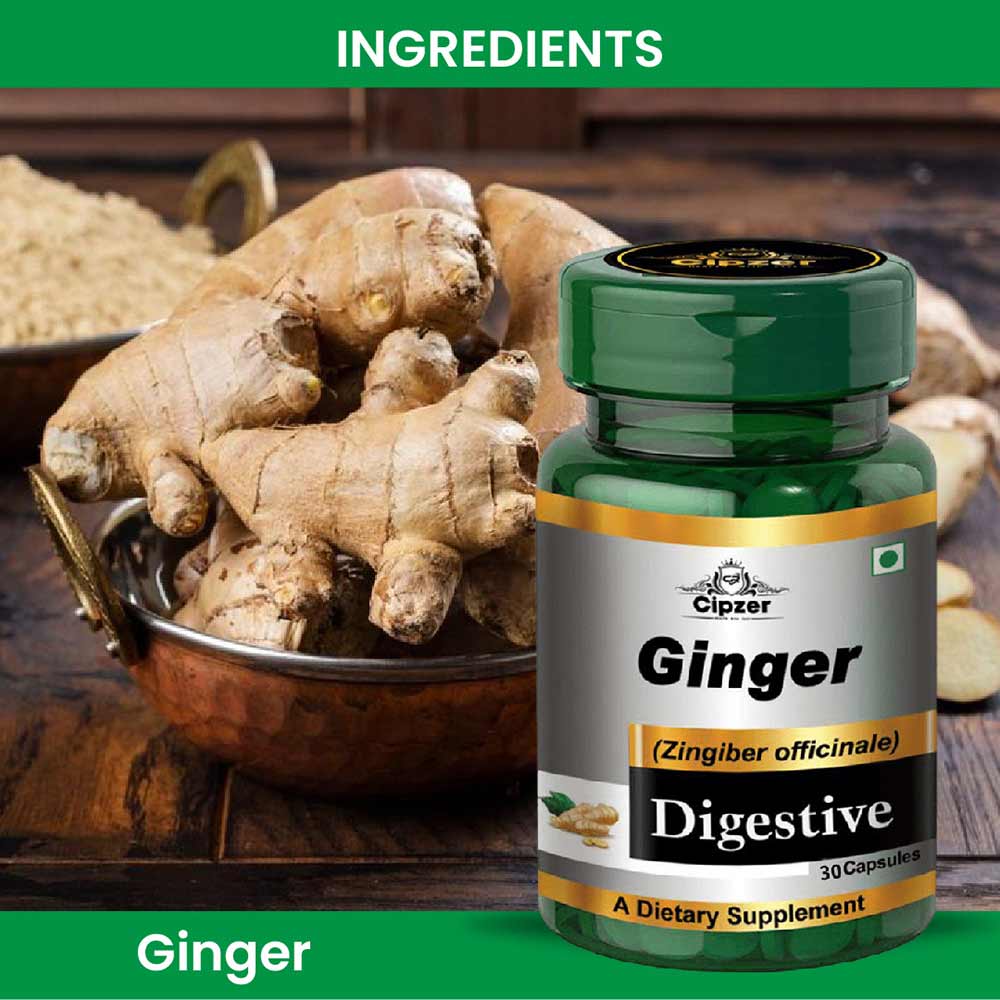 6 - Cipzer Ginger,  30 capsules 