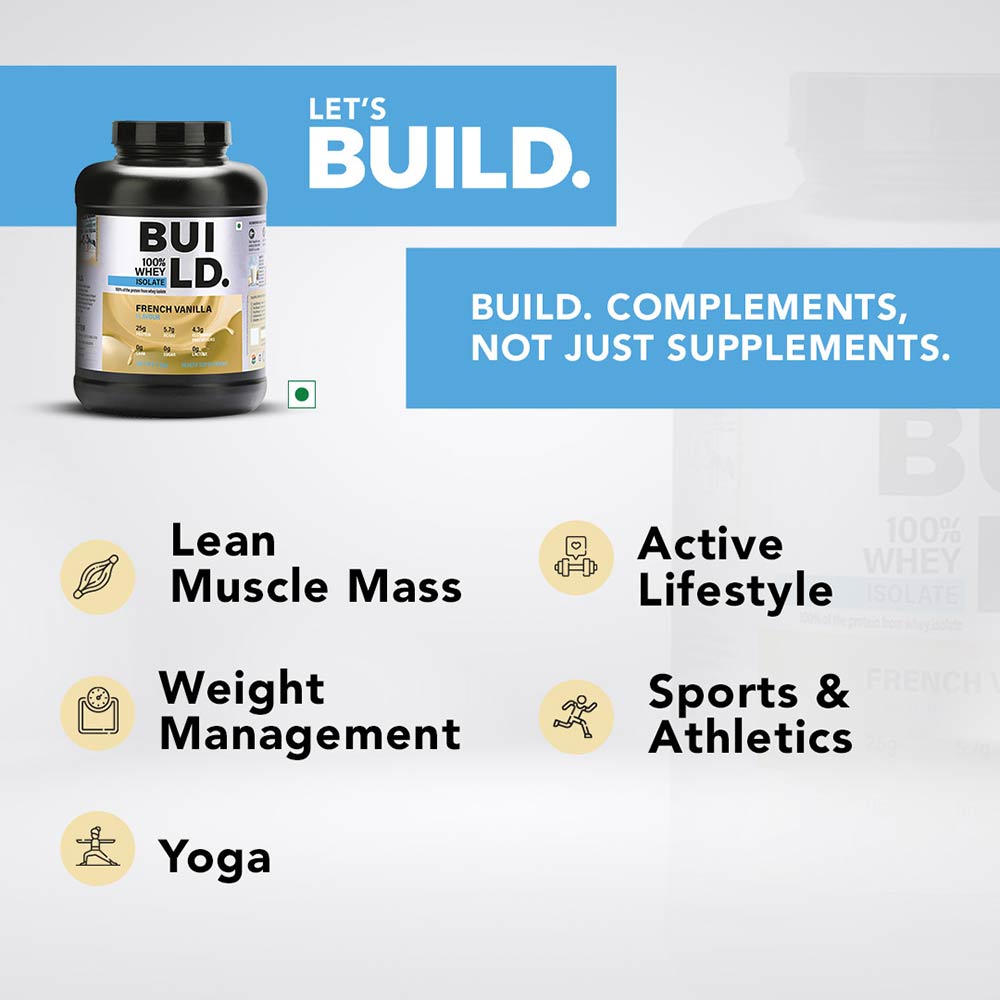 7 - Build 100% Whey Isolate,  4.4 lb  French Vanilla 