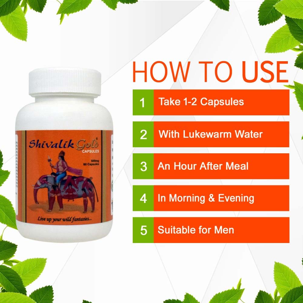 3 - Shivalik Herbals Shivalik Gold,  60 capsules 