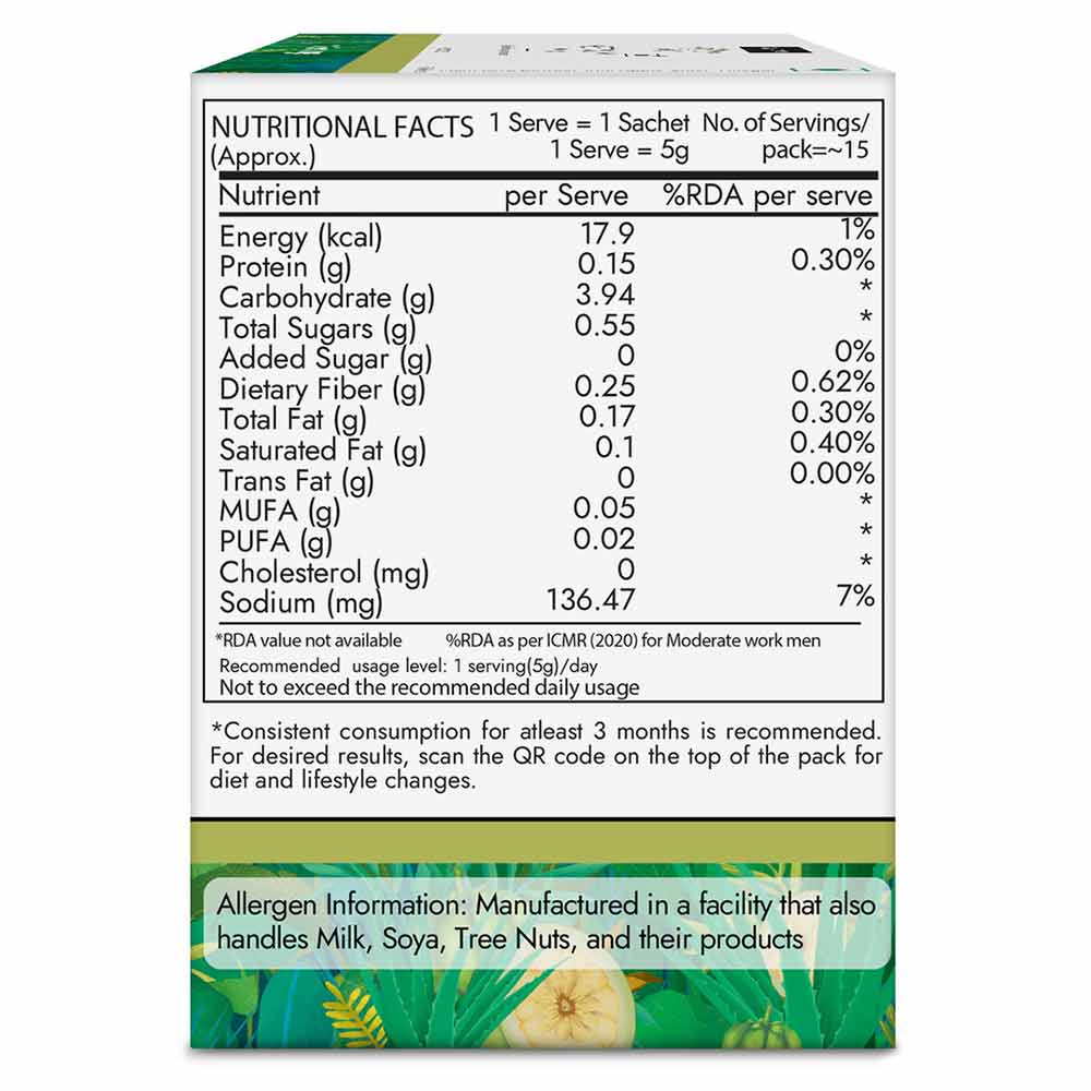 10 - Kapiva Weight Wise Foods Get Slim Mix (Pack of 2),  30 sachets/pack 