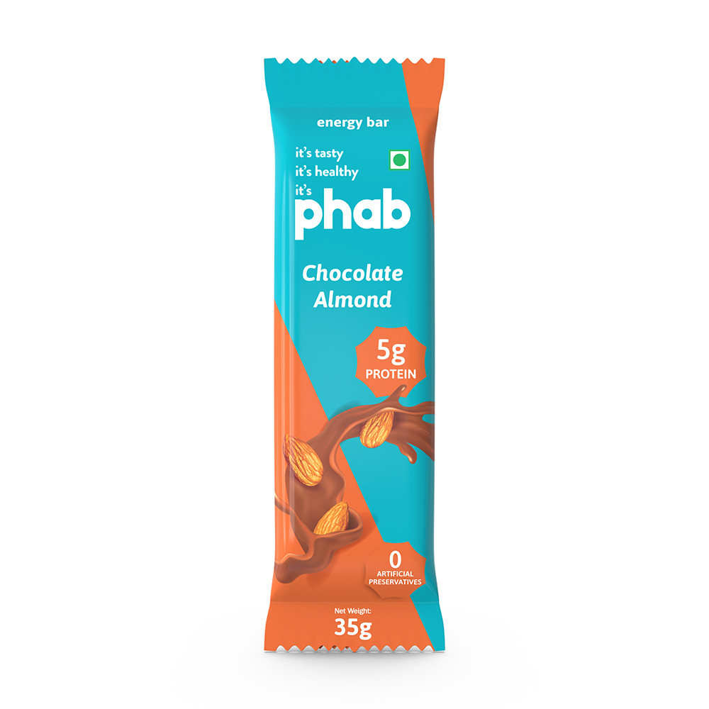 1 - Phab Energy Bar,  6 bar(s)  Chocolate Almond 