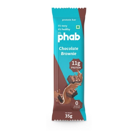 1 - Phab Protein Bar,  6 bar(s)  Chocolate Brownie (11g Protein) 