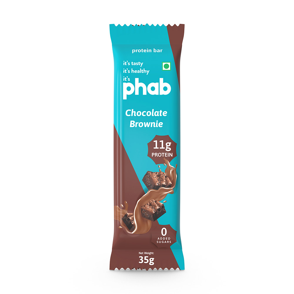 1 - Phab Protein Bar,  6 bar(s)  Chocolate Brownie (11g Protein) 