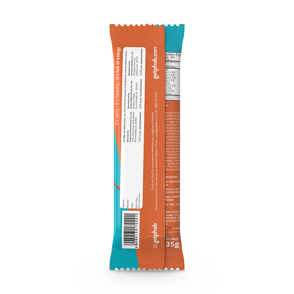 2 - Phab Energy Bar,  6 bar(s)  Chocolate Almond 