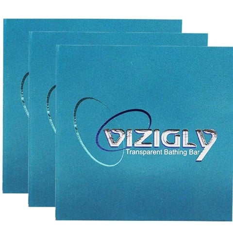 1 - Vizigly Transparent Bathing Bar,  75 g  For Sensitive and Normal Skin (Pack of 3) 