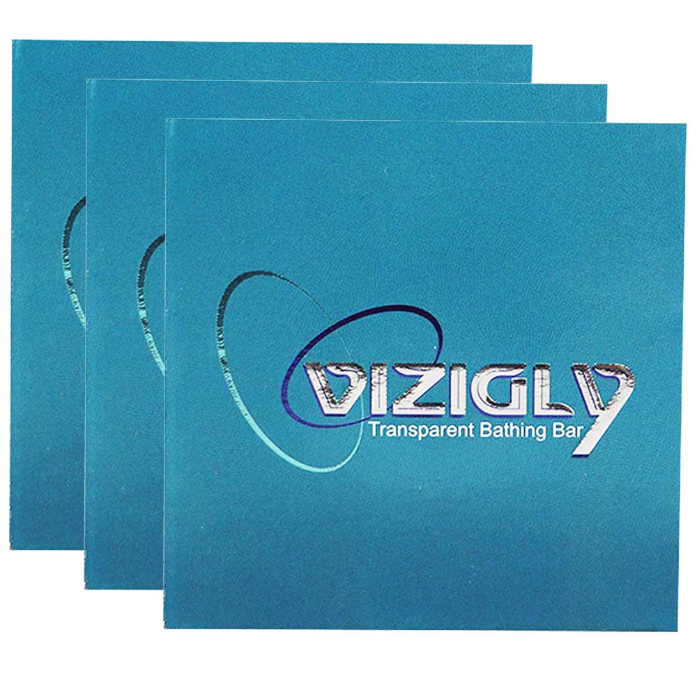 1 - Vizigly Transparent Bathing Bar,  75 g  For Sensitive and Normal Skin (Pack of 3) 