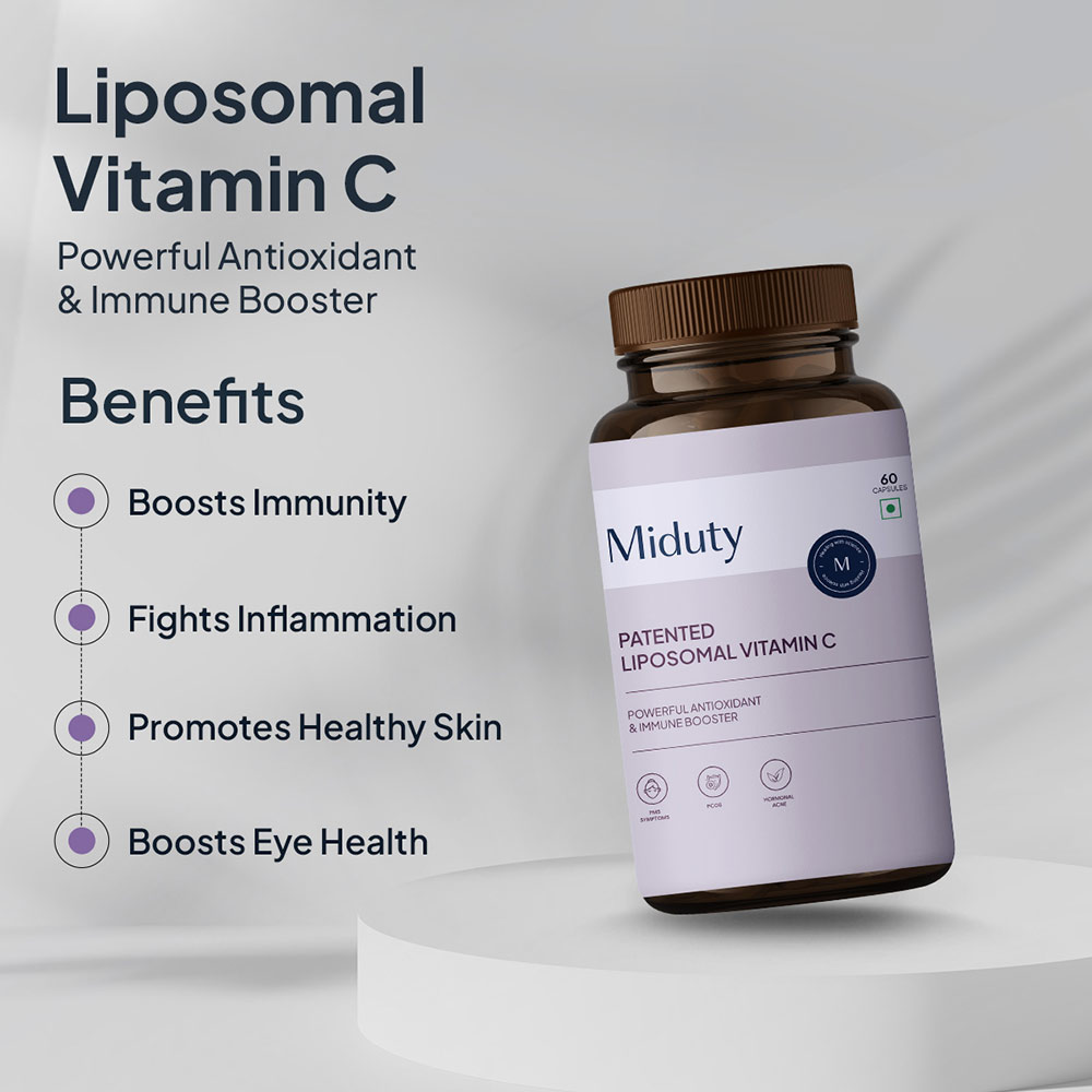6 - Miduty Liposomal Vitamin C,  60 capsules  Unflavoured 