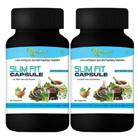 1 - Riffway Slim Fit,  60 capsules  Unflavoured (Pack of 2) 