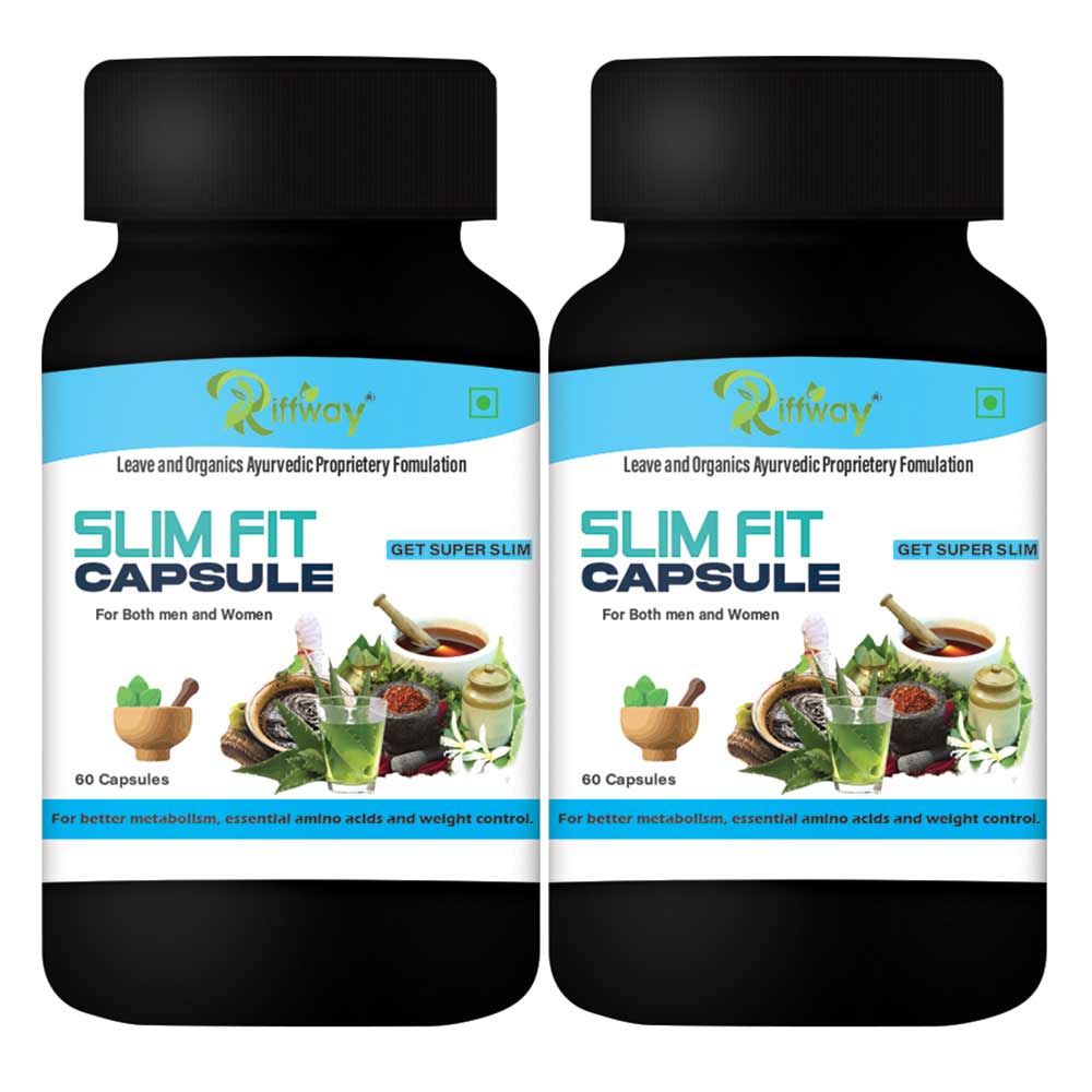 1 - Riffway Slim Fit,  60 capsules  Unflavoured (Pack of 2) 