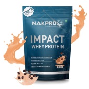 Nakpro Impact Whey Protein- 2.2 lb Coffee (Pack of 2)