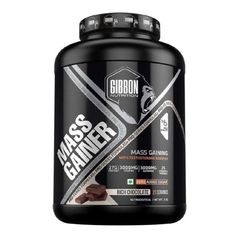 1 - Gibbon Nutrition Mass Gainer, 6.6 lb Rich Chocolate