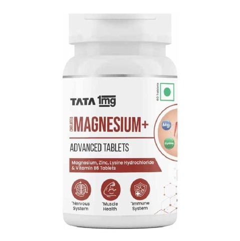 1 - Tata 1mg Chelated Magnesium+,  Peppermint & Vanilla  60 tablet(s) 