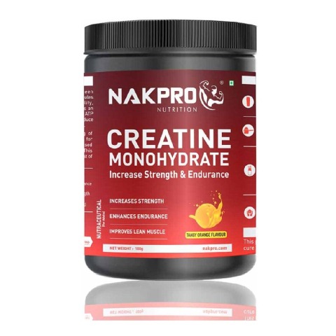 1 - Nakpro Creatine Monohydrate, Tangy Orange (Jar) 0.22 lb