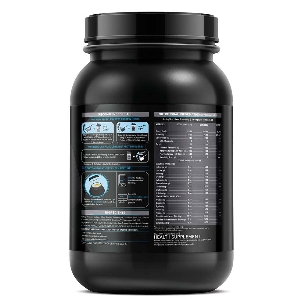 4 - MuscleBlaze Whey Protein Powder,  2.2 lb  Cafe Mocha 