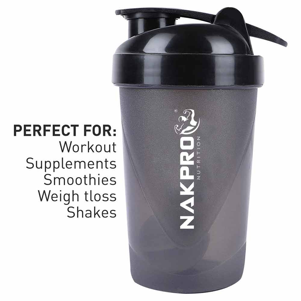 7 - Nakpro Perform Whey Protein Concentrate 2.2 lb & Shaker Bottle 500ml Combo,  2 Piece(s)/Pack  Unflavoured 