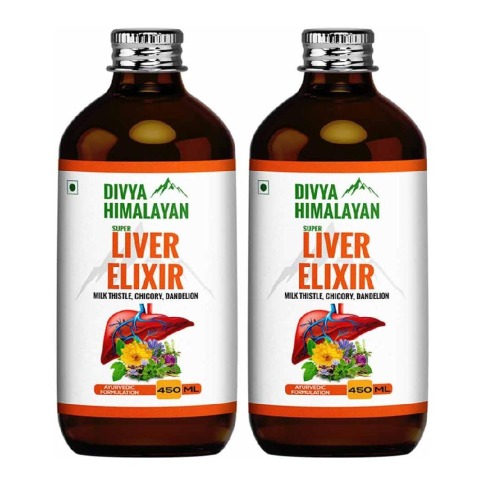 1 - Divya Himalayan Super Liver Elixir (Pack of 2), 450 ml