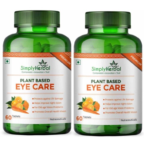 1 - Simply Herbal Plant Based Eye Care (Pack of 2),  60 tablet(s) 