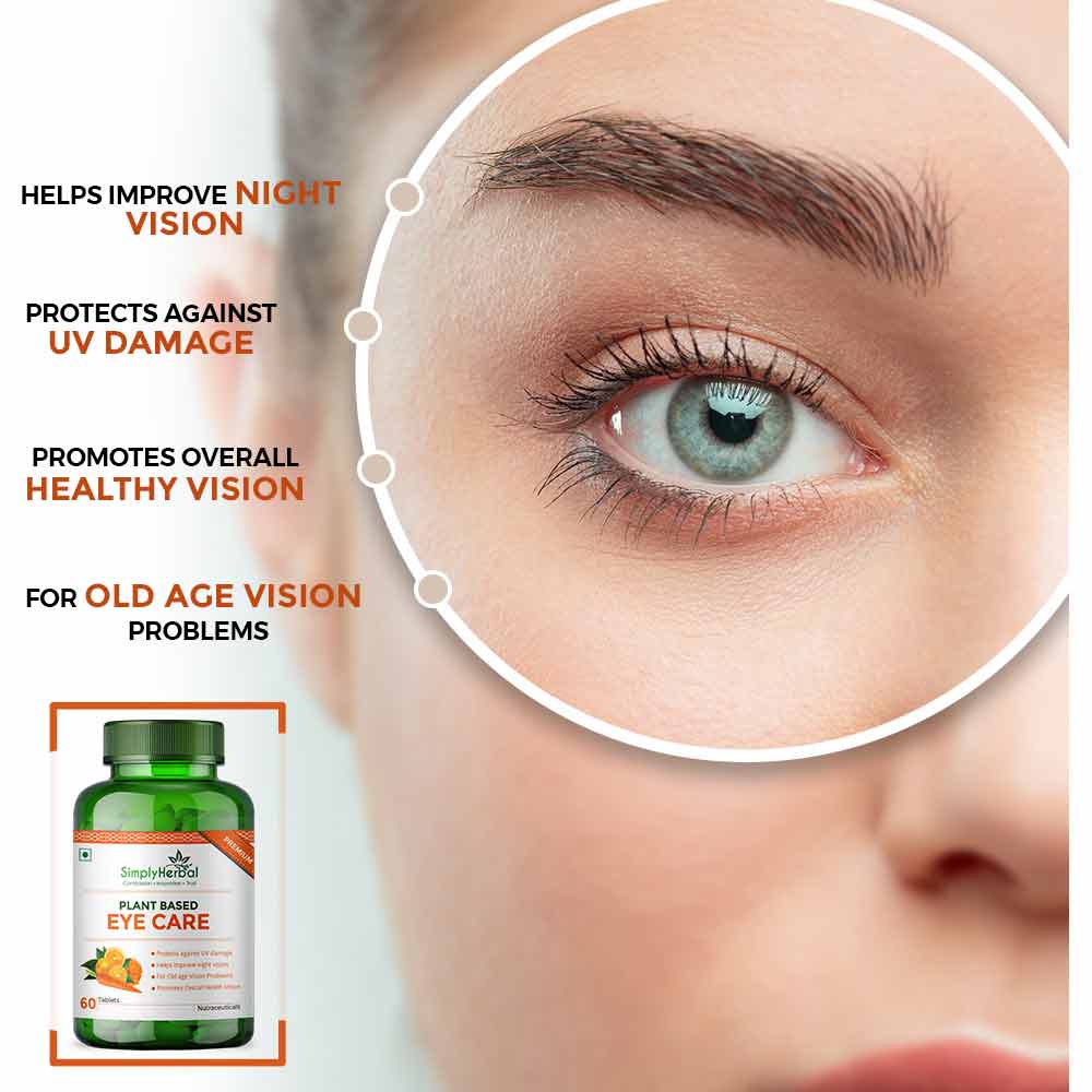4 - Simply Herbal Plant Based Eye Care (Pack of 2),  60 tablet(s) 